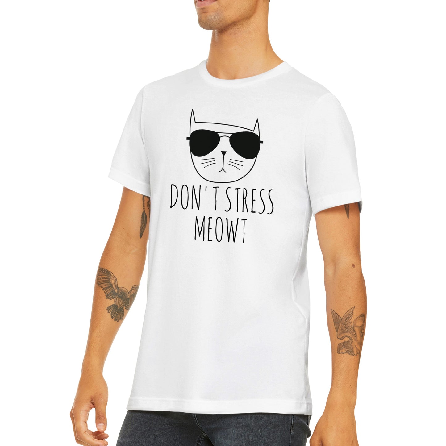 Don't Stress Meowt - Classic Unisex Crewneck T-shirt