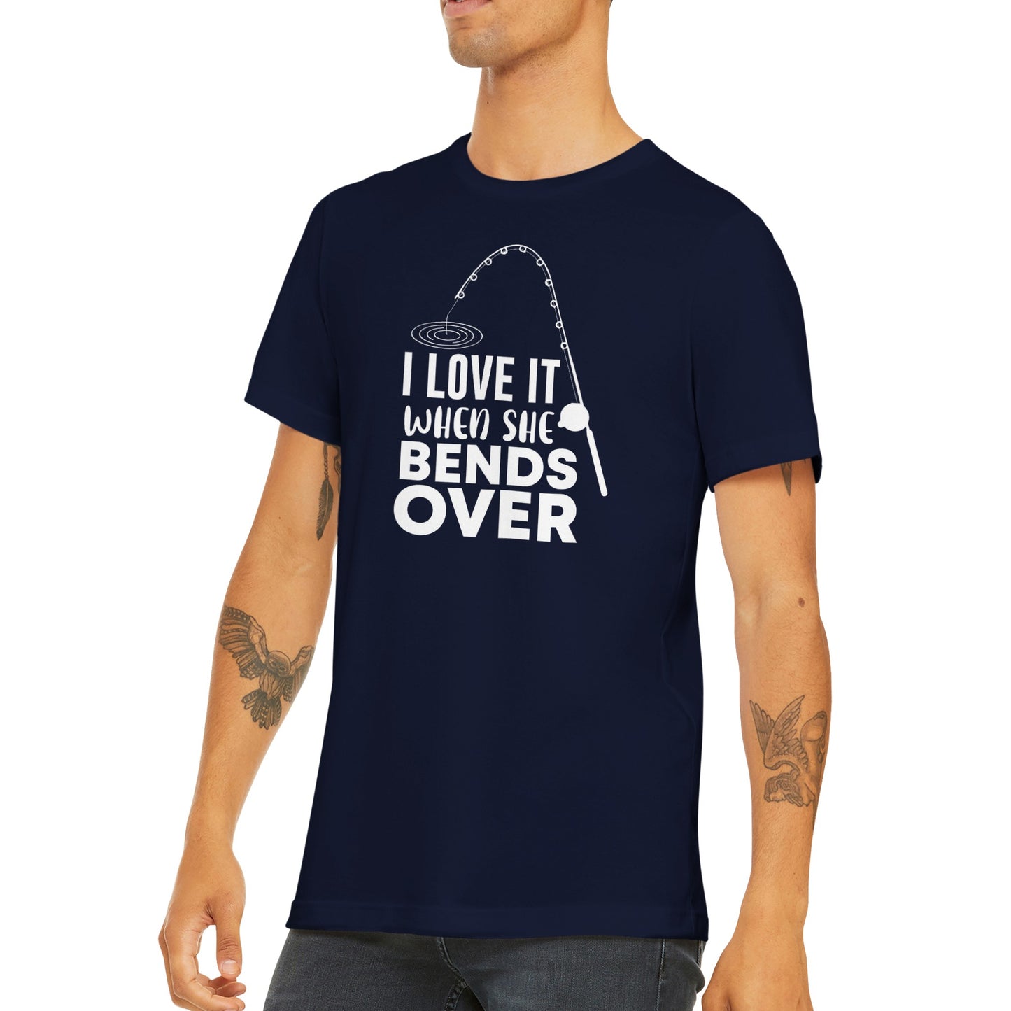 I Love it When She Bends Over - Classic Unisex Crewneck T-shirt