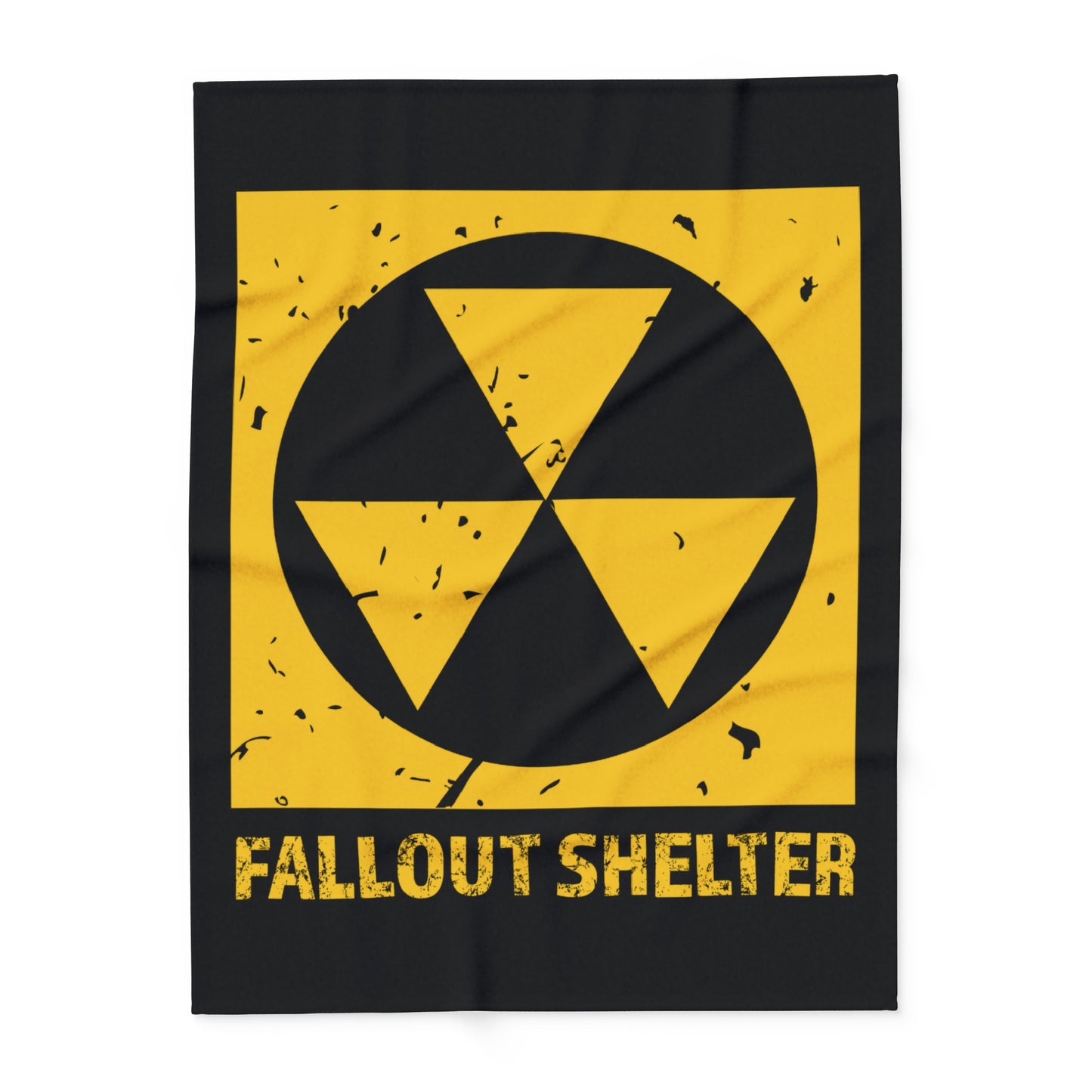 Fallout Shelter sign - Arctic Fleece Blanket