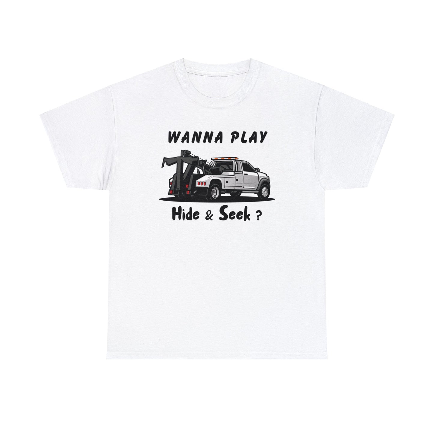 Wanna Play Hide & Seek? - Unisex Heavy Cotton Tee