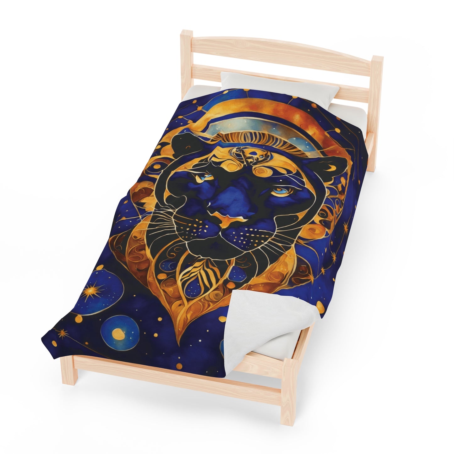 Panther art - Velveteen Plush Blanket