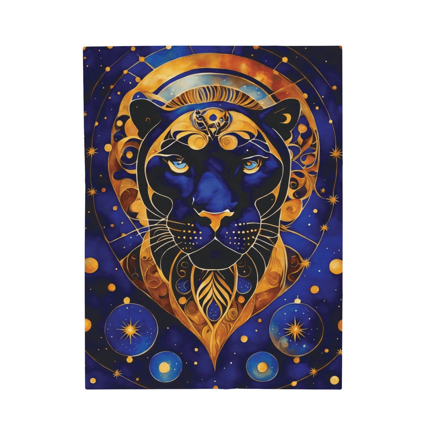 Panther art - Velveteen Plush Blanket