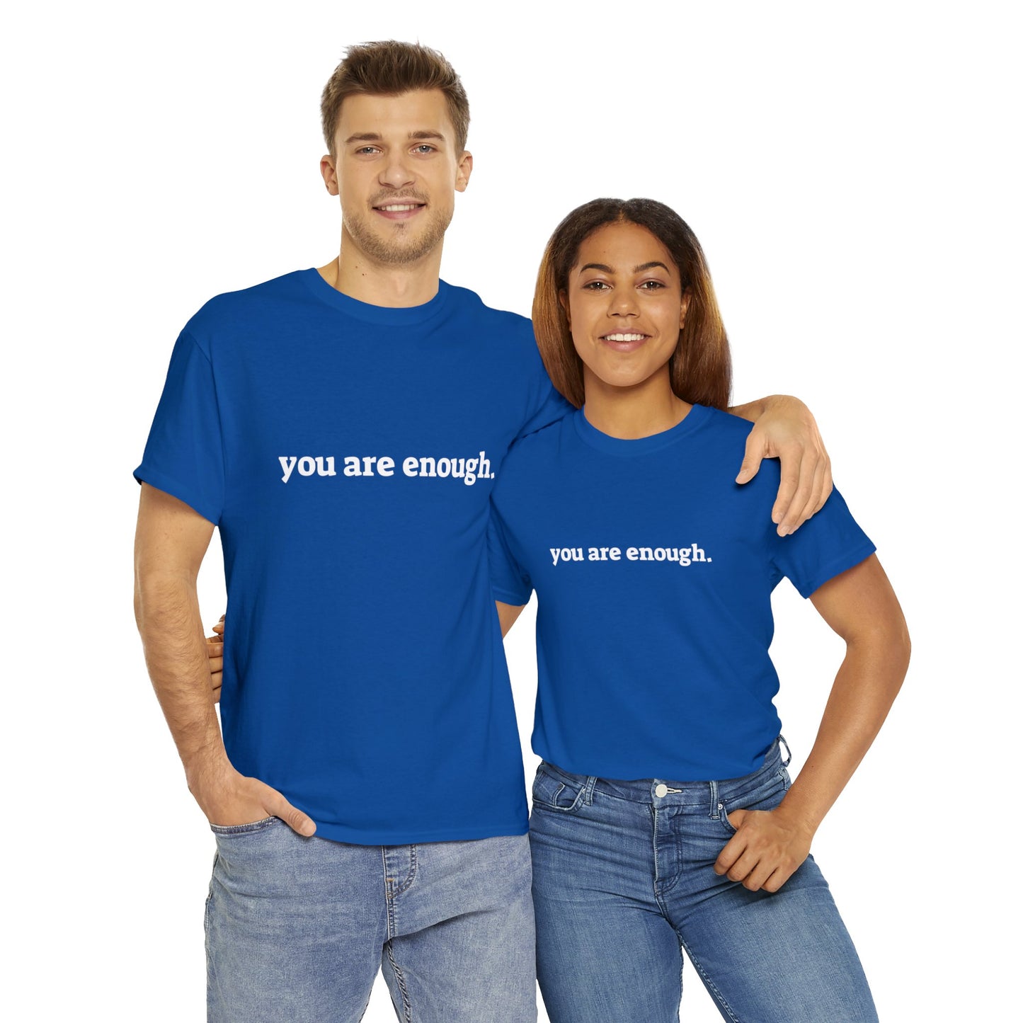 you are enough -  Unisex Heavy Cotton Tee