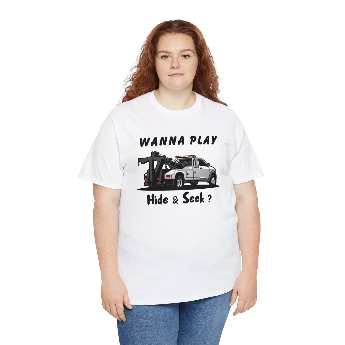 Wanna Play Hide & Seek? - Unisex Heavy Cotton Tee