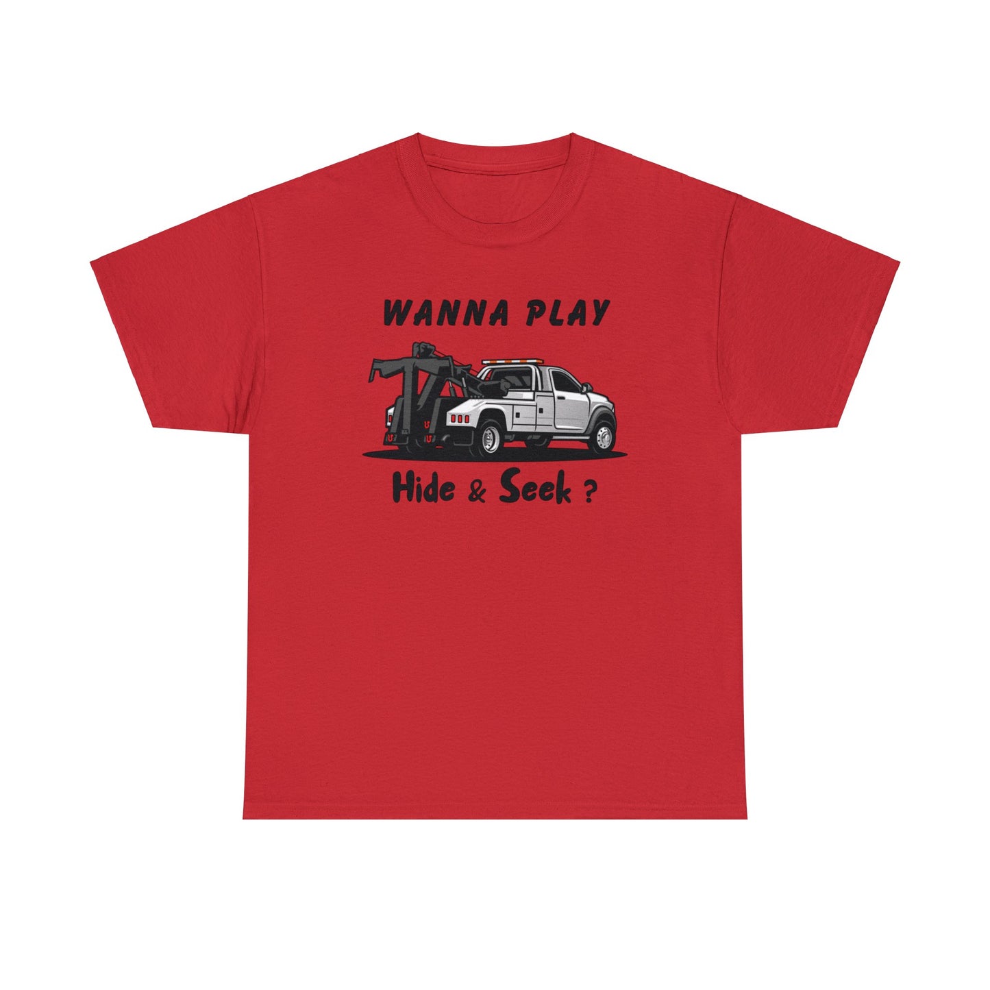 Wanna Play Hide & Seek? - Unisex Heavy Cotton Tee