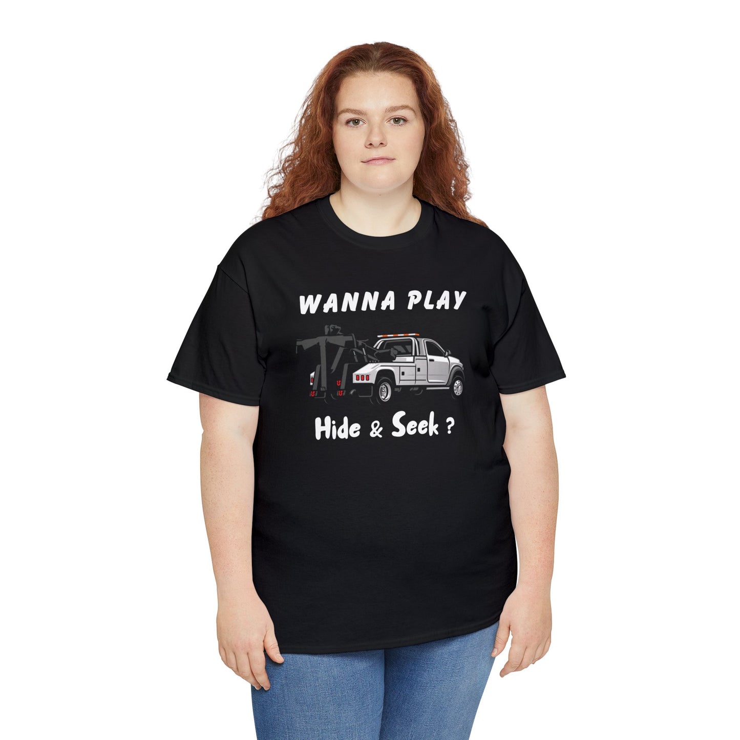 Wanna Play Hide & Seek? - Unisex Heavy Cotton Tee