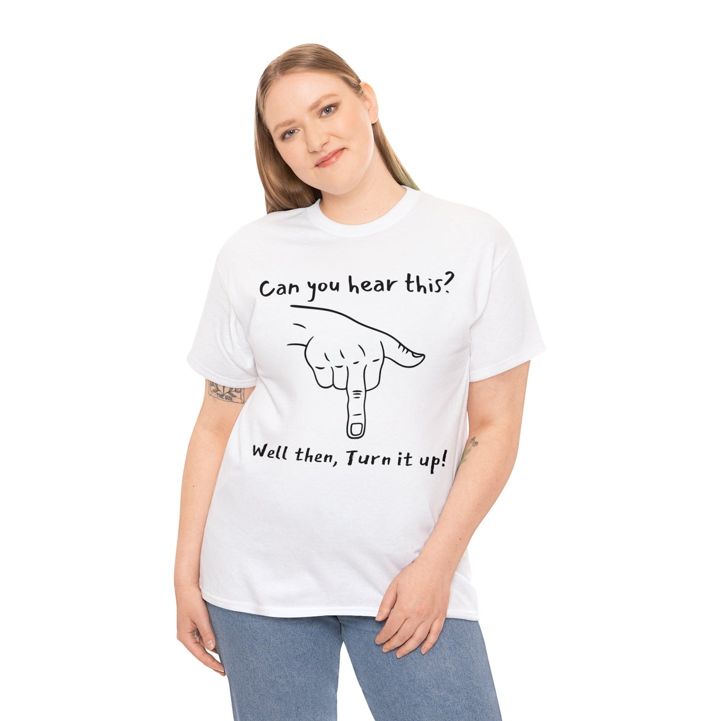Can you hear this? - Unisex Heavy Cotton Tee