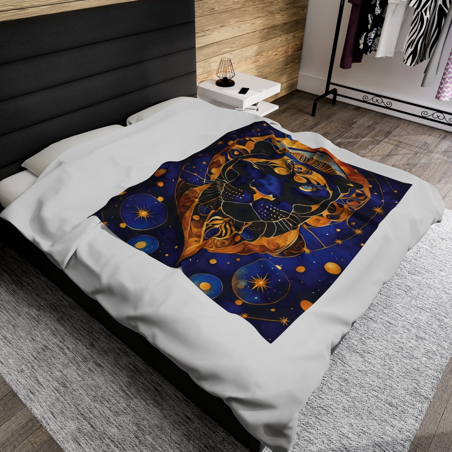 Panther art - Velveteen Plush Blanket