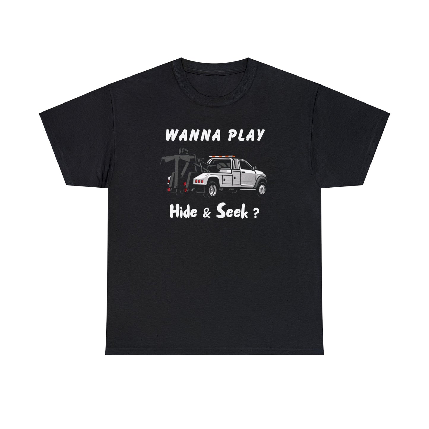 Wanna Play Hide & Seek? - Unisex Heavy Cotton Tee