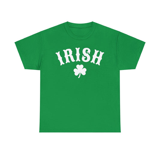 Irish w/Small Clover - Unisex Heavy Cotton Tee