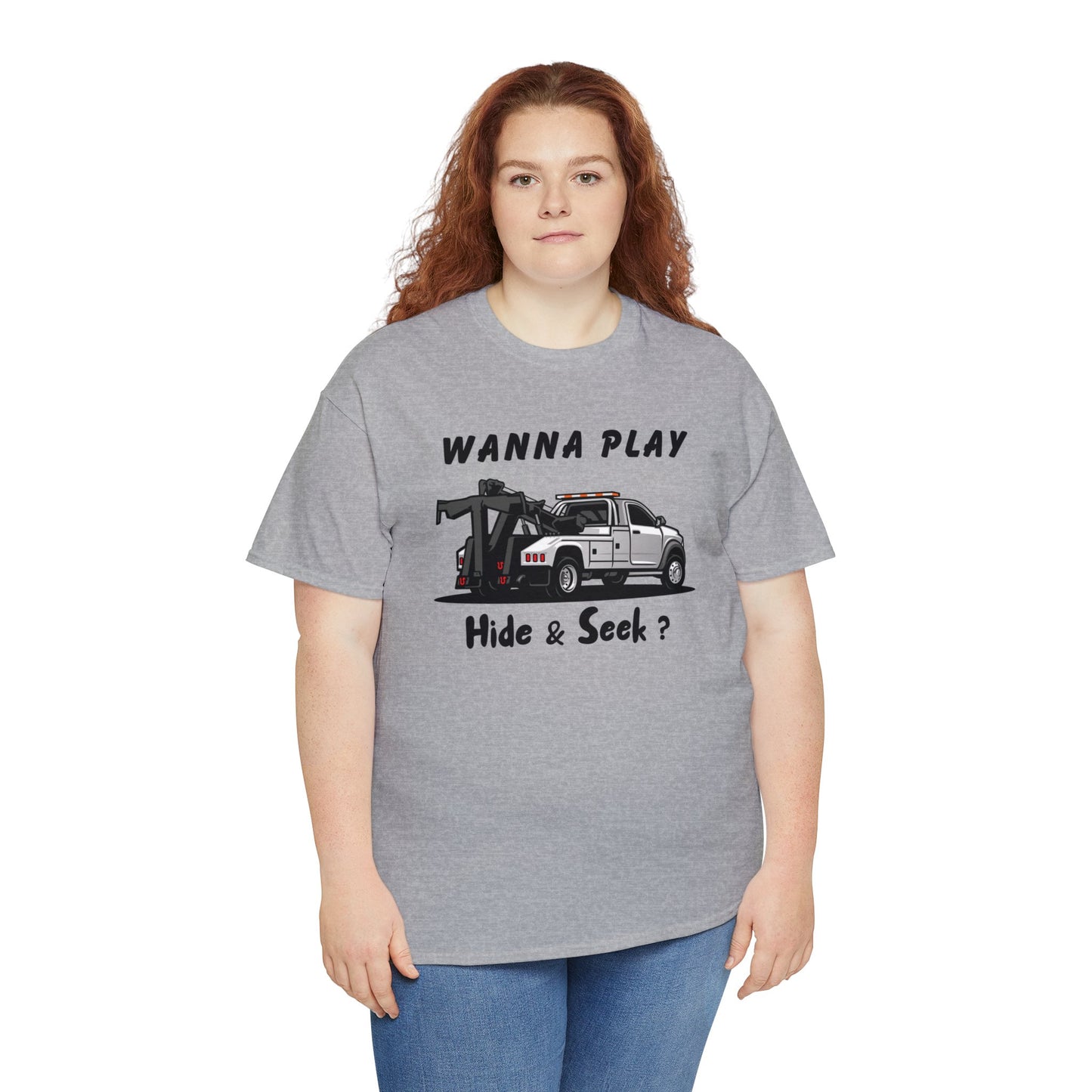 Wanna Play Hide & Seek? - Unisex Heavy Cotton Tee