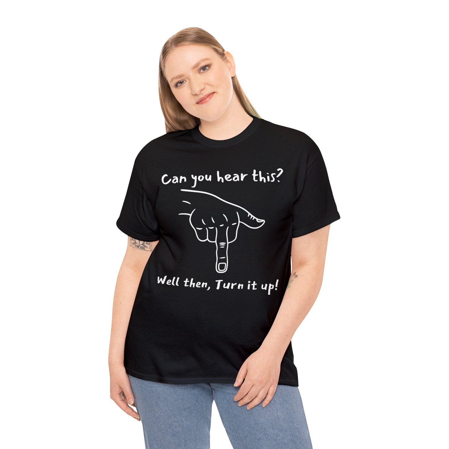 Can you hear this? - Unisex Heavy Cotton Tee