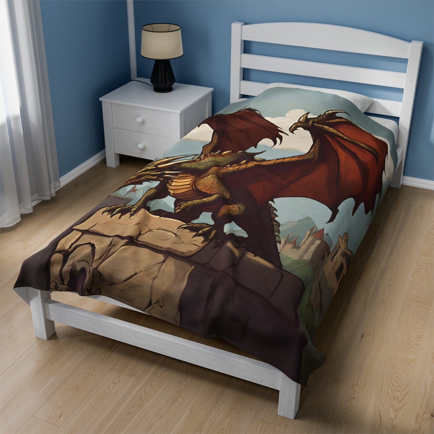 Dragon Velveteen Plush Blanket