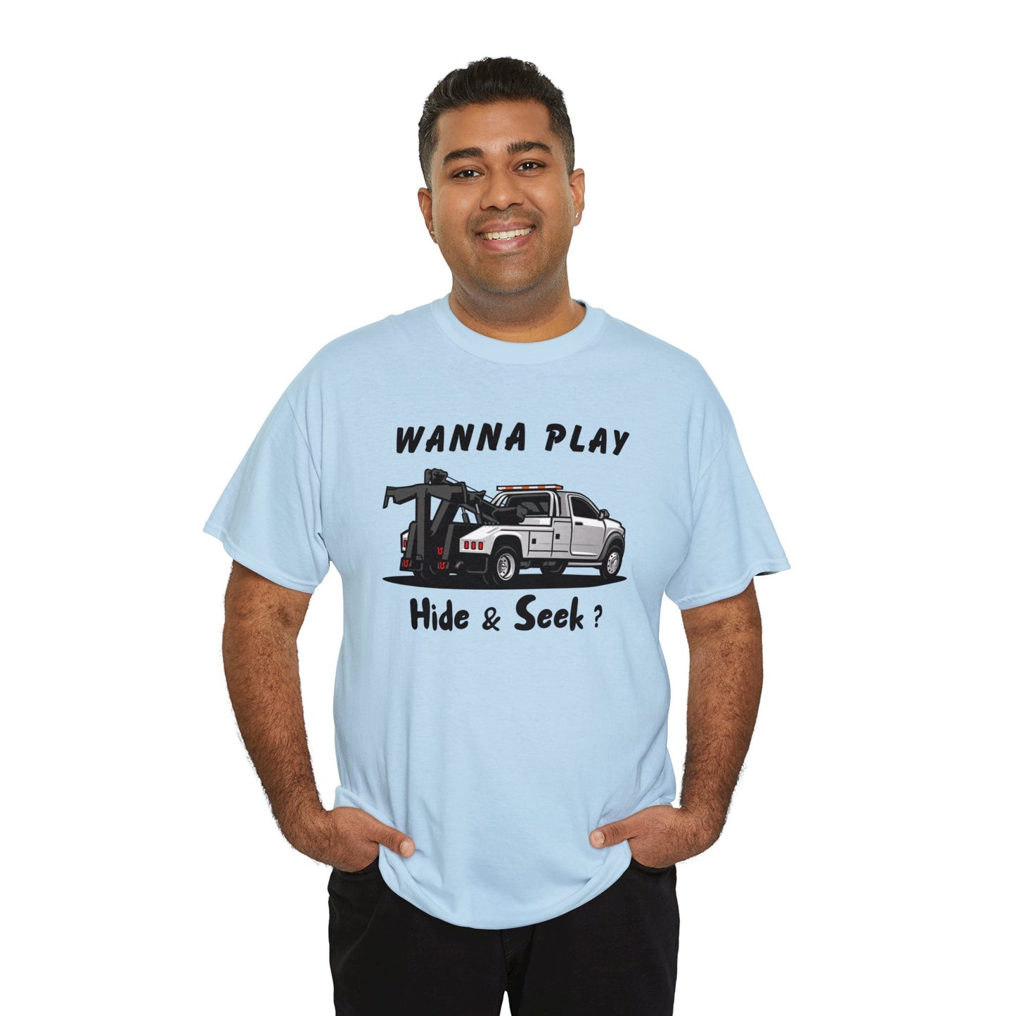 Wanna Play Hide & Seek? - Unisex Heavy Cotton Tee