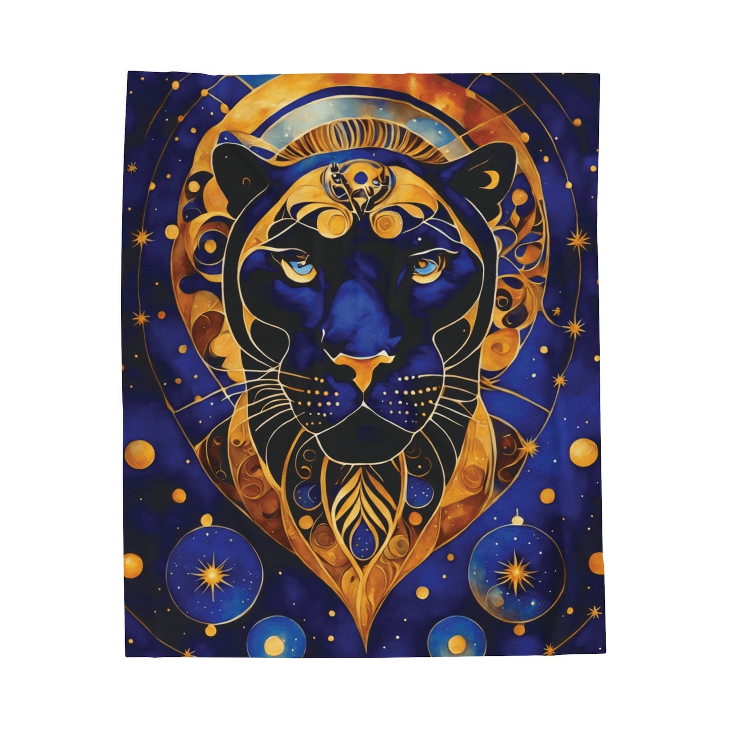 Panther art - Velveteen Plush Blanket