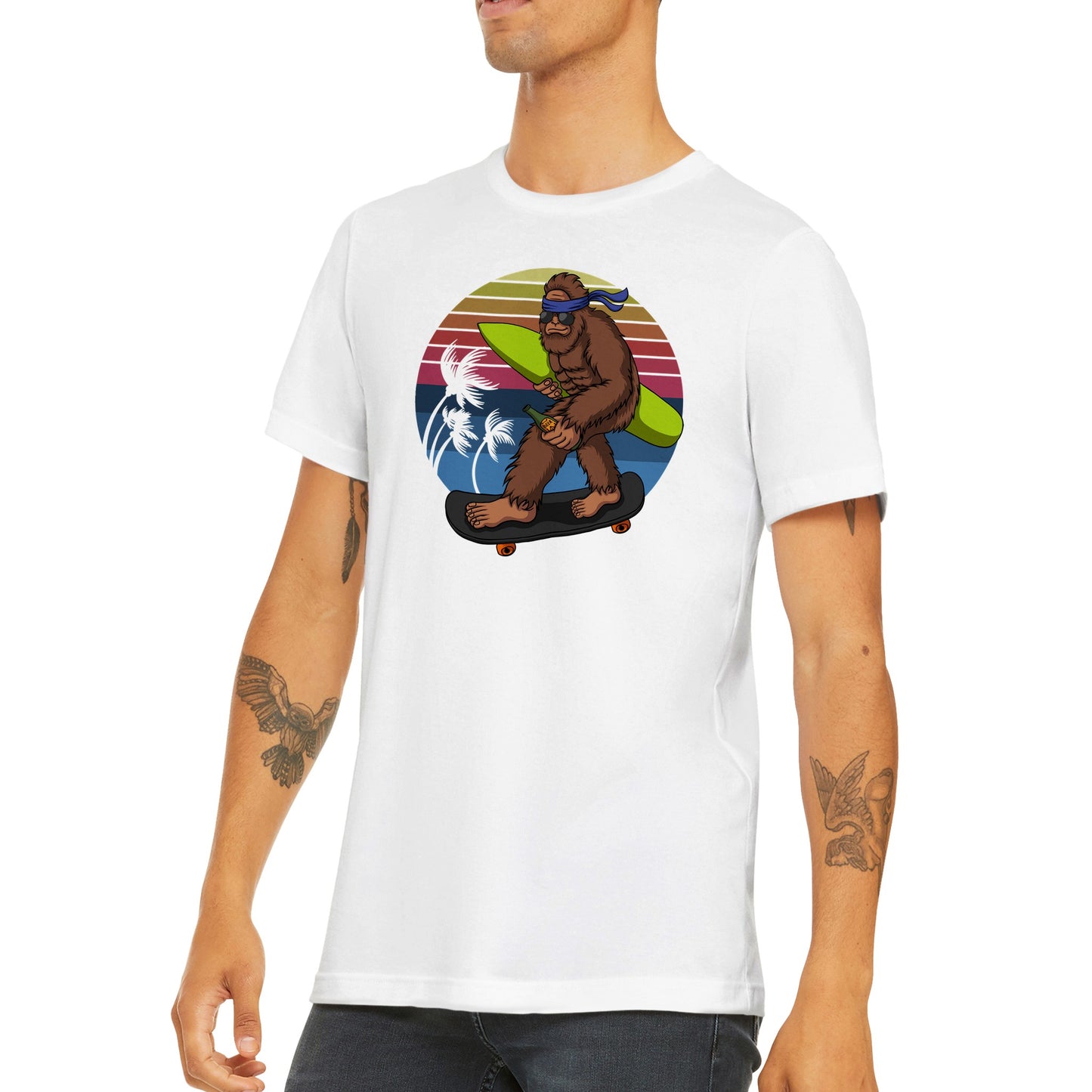 Bigfoot Skateboarding - Classic Unisex Crewneck T-shirt