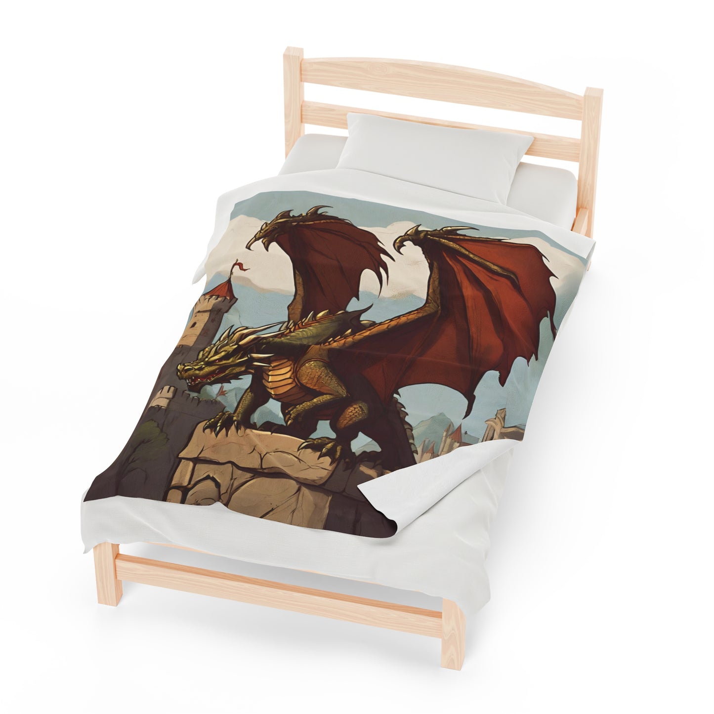 Dragon Velveteen Plush Blanket