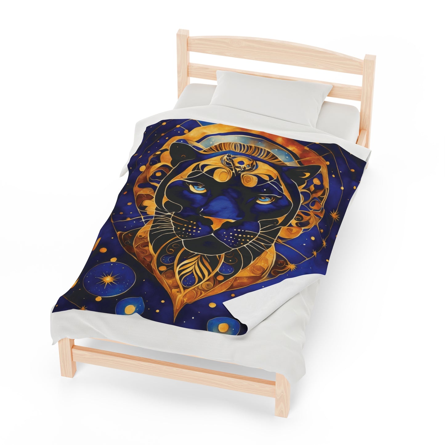 Panther art - Velveteen Plush Blanket