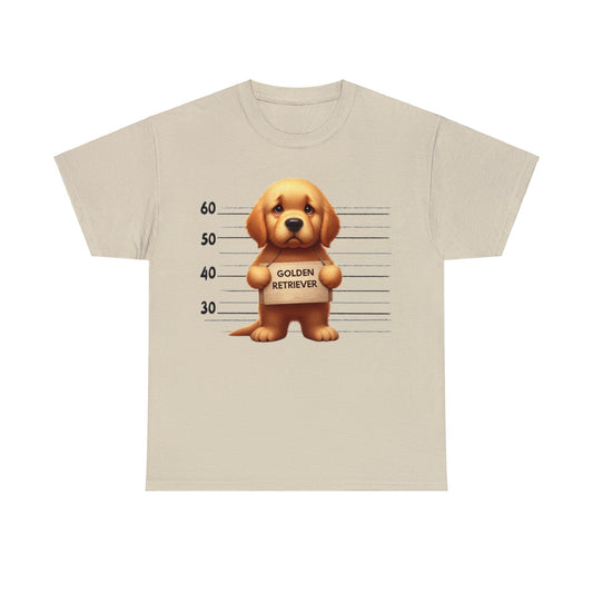 Golden Retriever Lineup - Unisex Heavy Cotton Tee