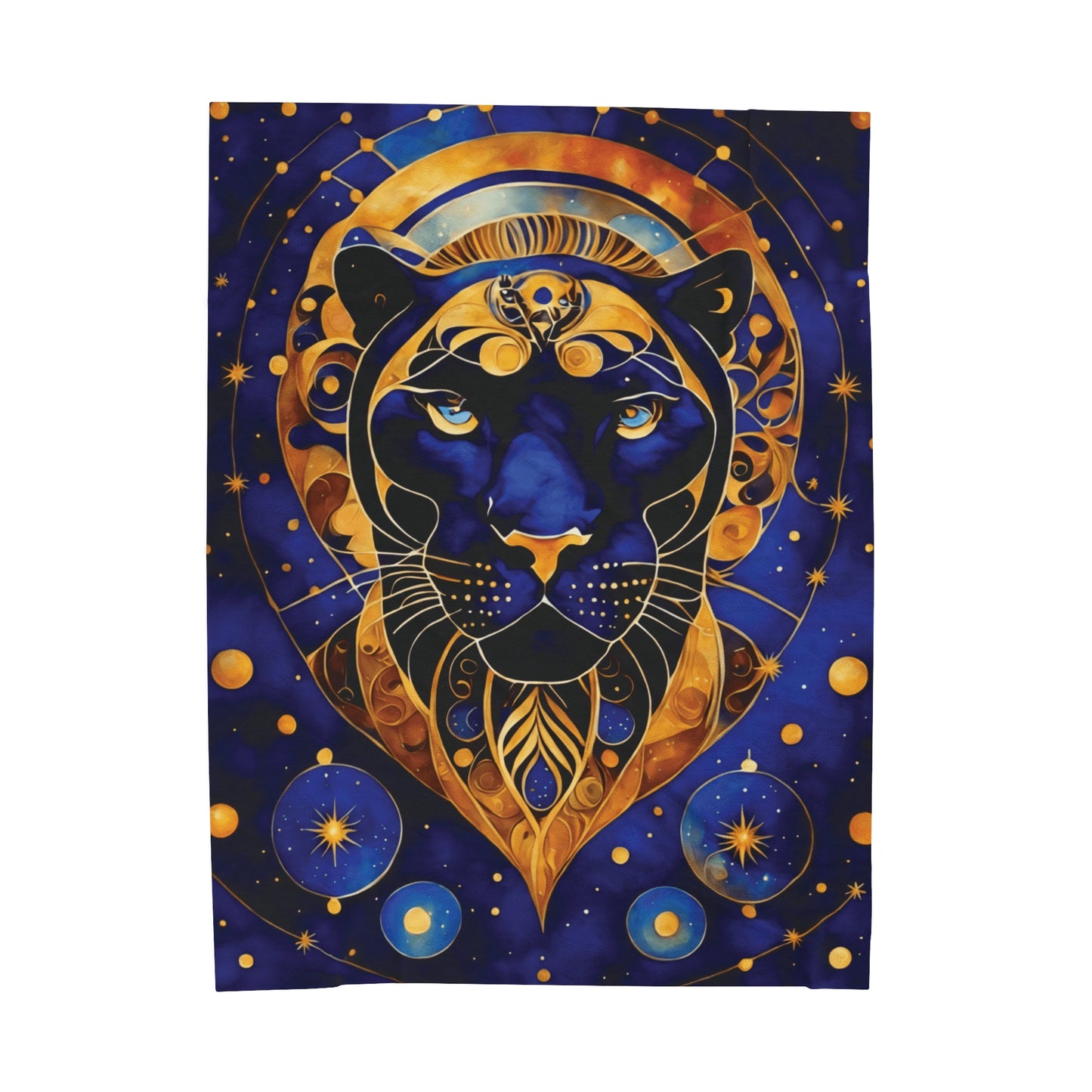 Panther art - Velveteen Plush Blanket