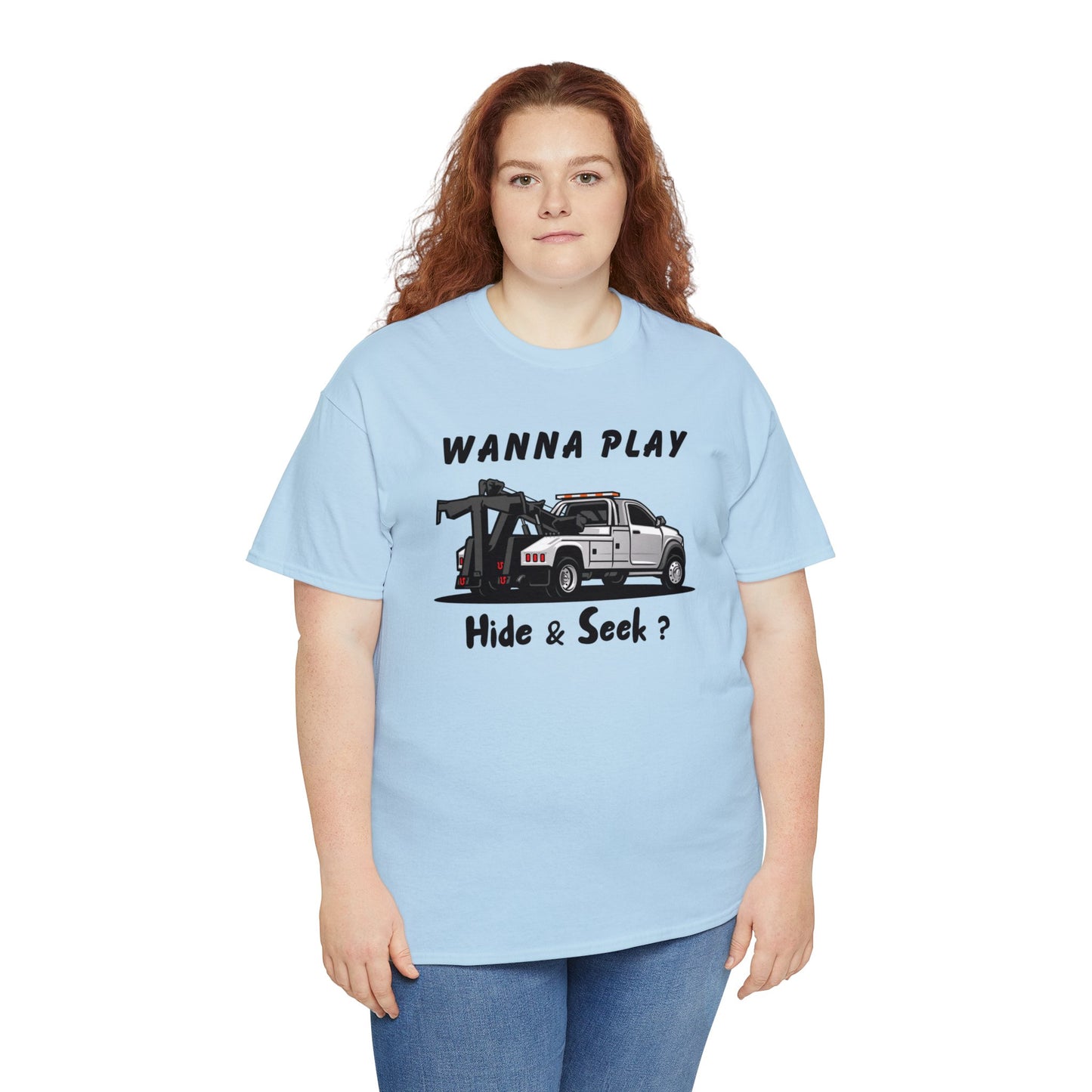 Wanna Play Hide & Seek? - Unisex Heavy Cotton Tee