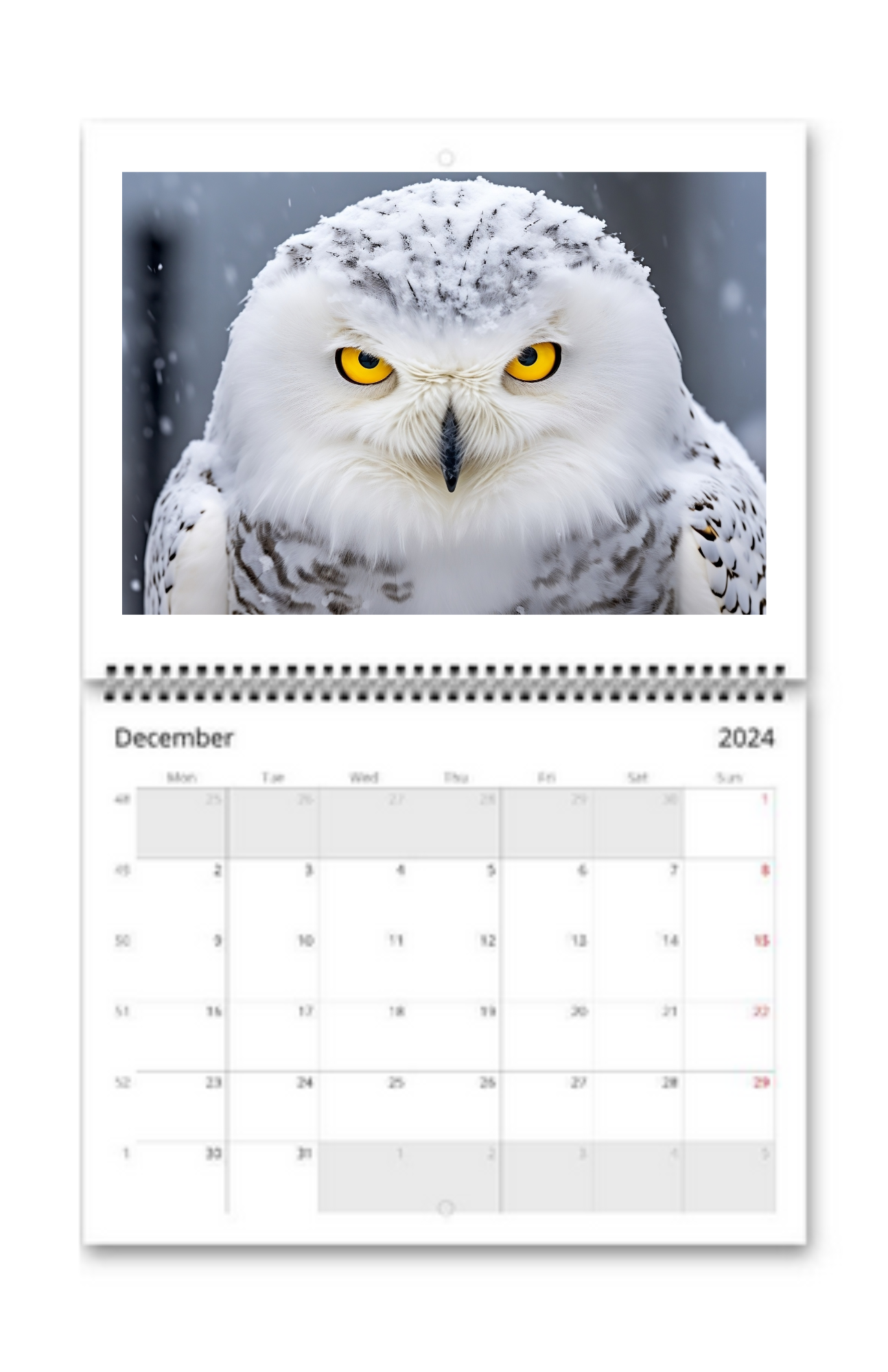 Birds Wall Calendar 2024