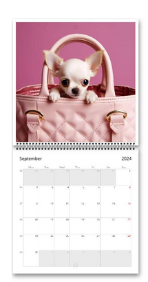 Dogs Wall Calendar 2024