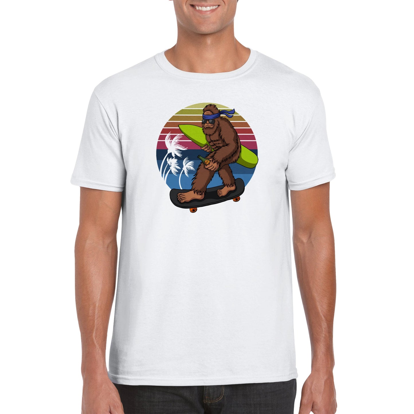 Bigfoot Skateboarding - Classic Unisex Crewneck T-shirt