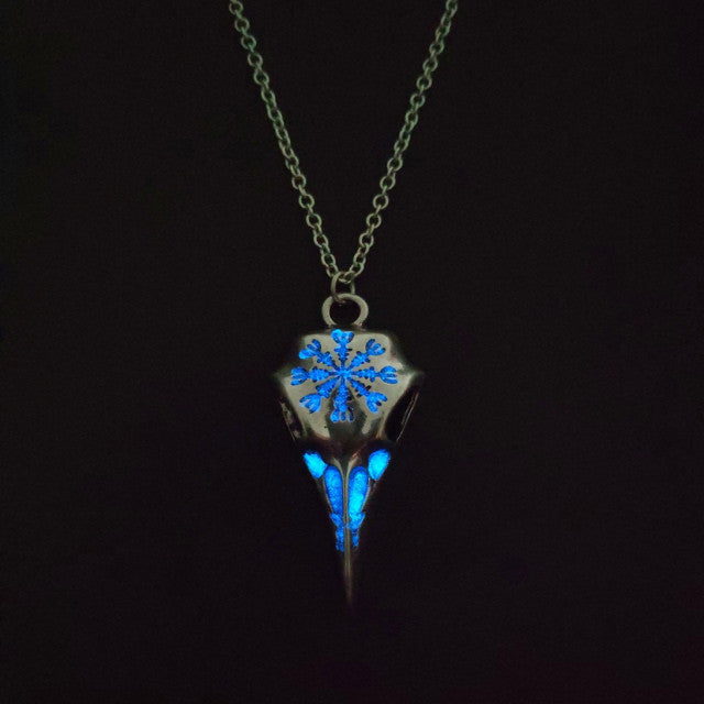 Luminous Viking Inspired Pendant with Necklace