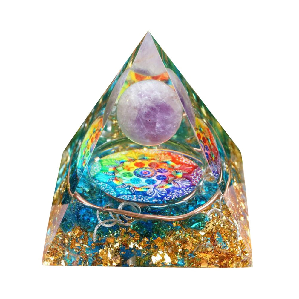 Orgonite Pyramid with over 20 Variations to Choose From