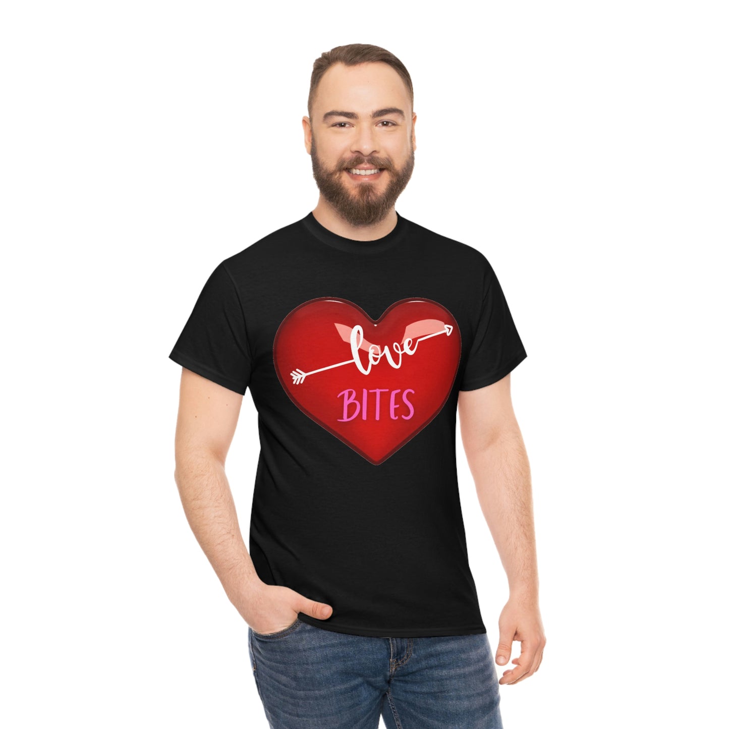 Unisex Heavy Cotton "Love Bites" Tee