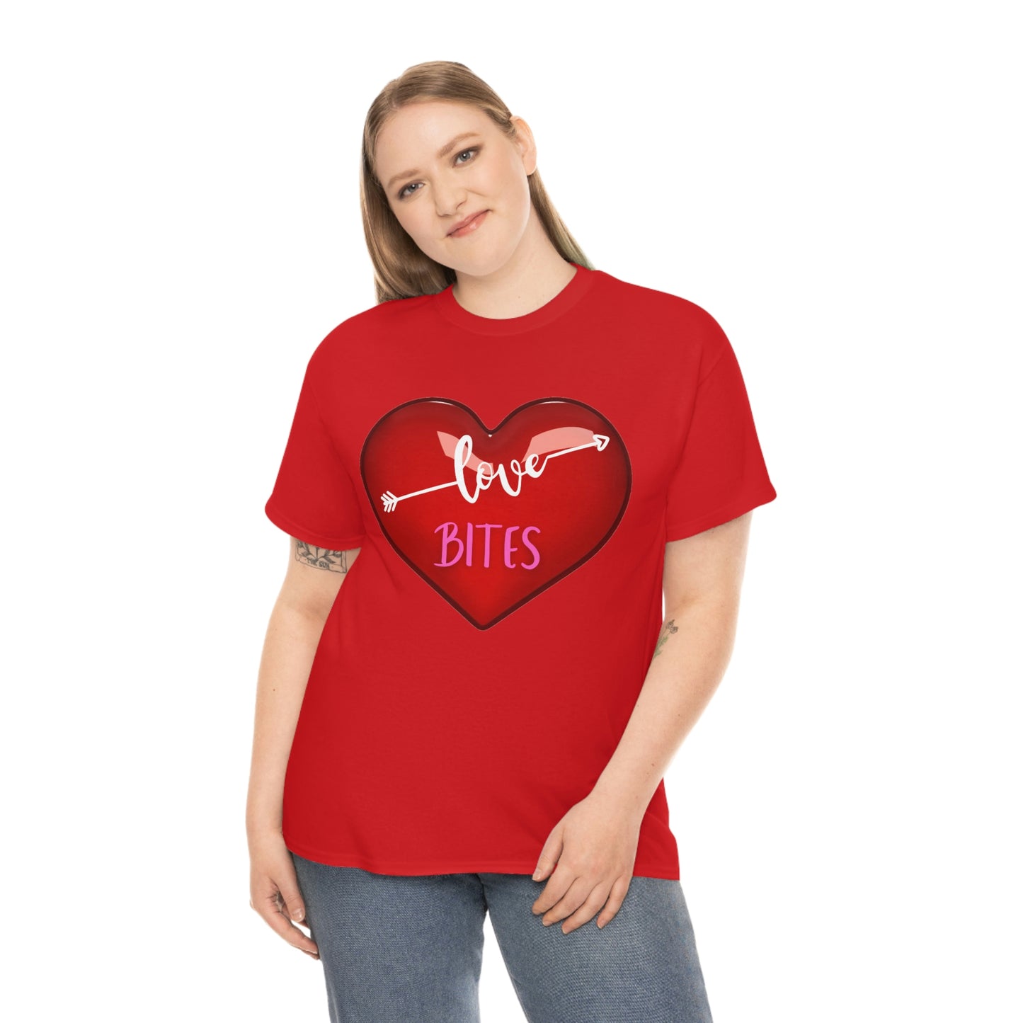 Unisex Heavy Cotton "Love Bites" Tee