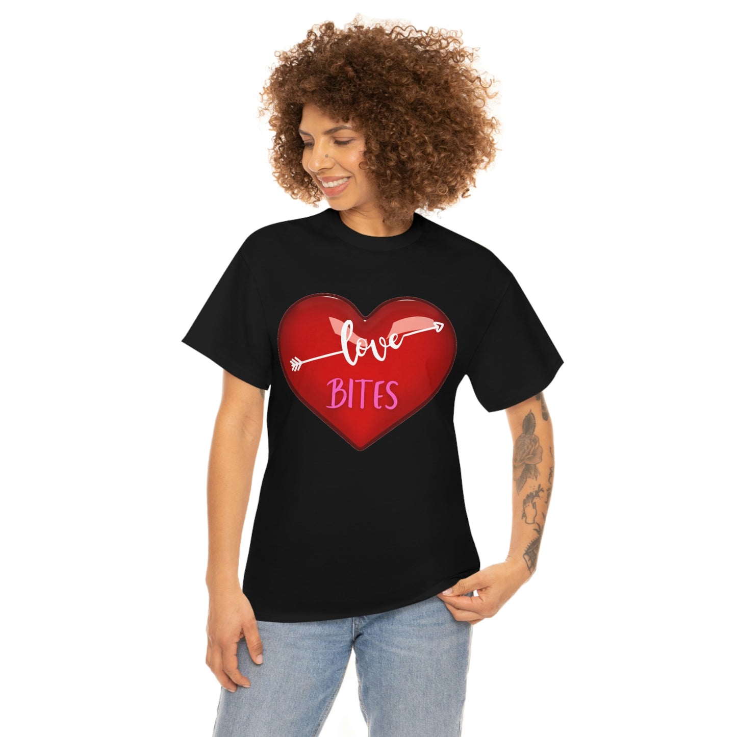 Unisex Heavy Cotton "Love Bites" Tee