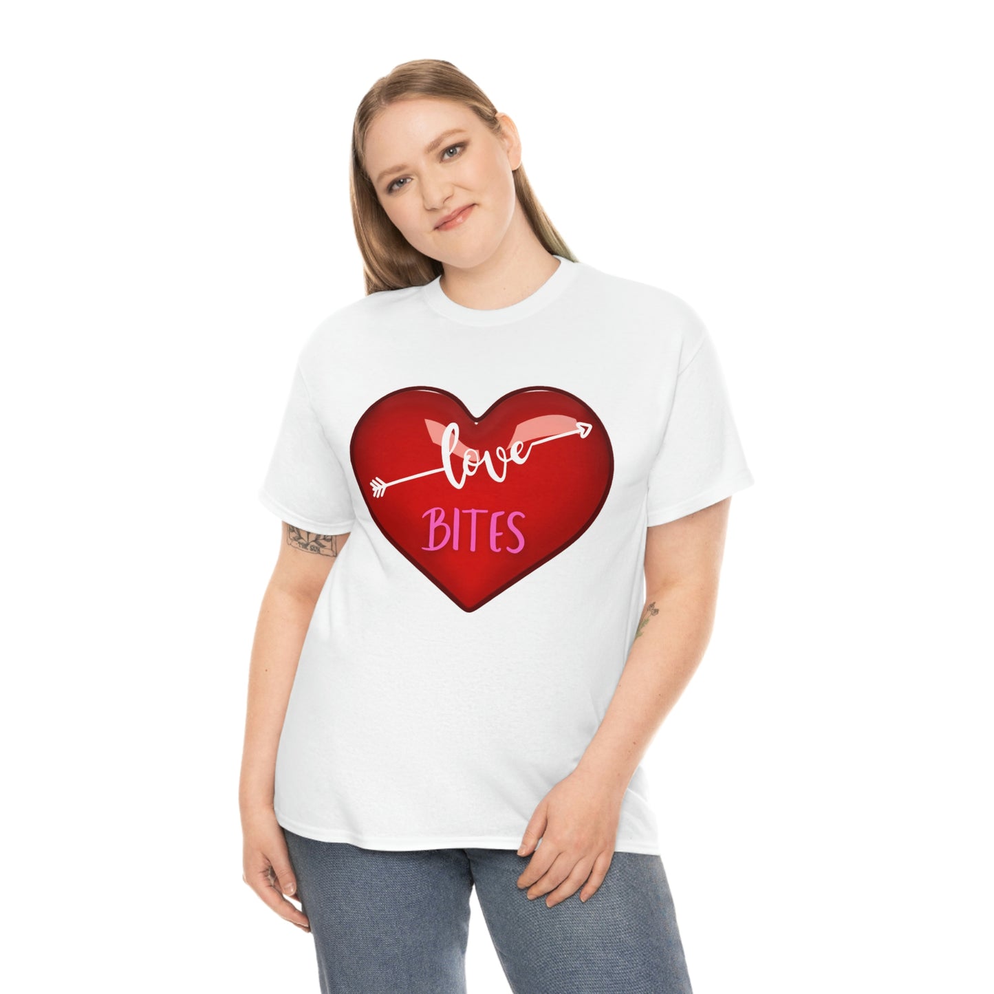 Unisex Heavy Cotton "Love Bites" Tee