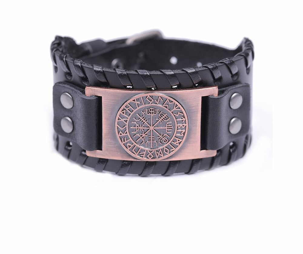 Wiccan Compass Viking Bracelet