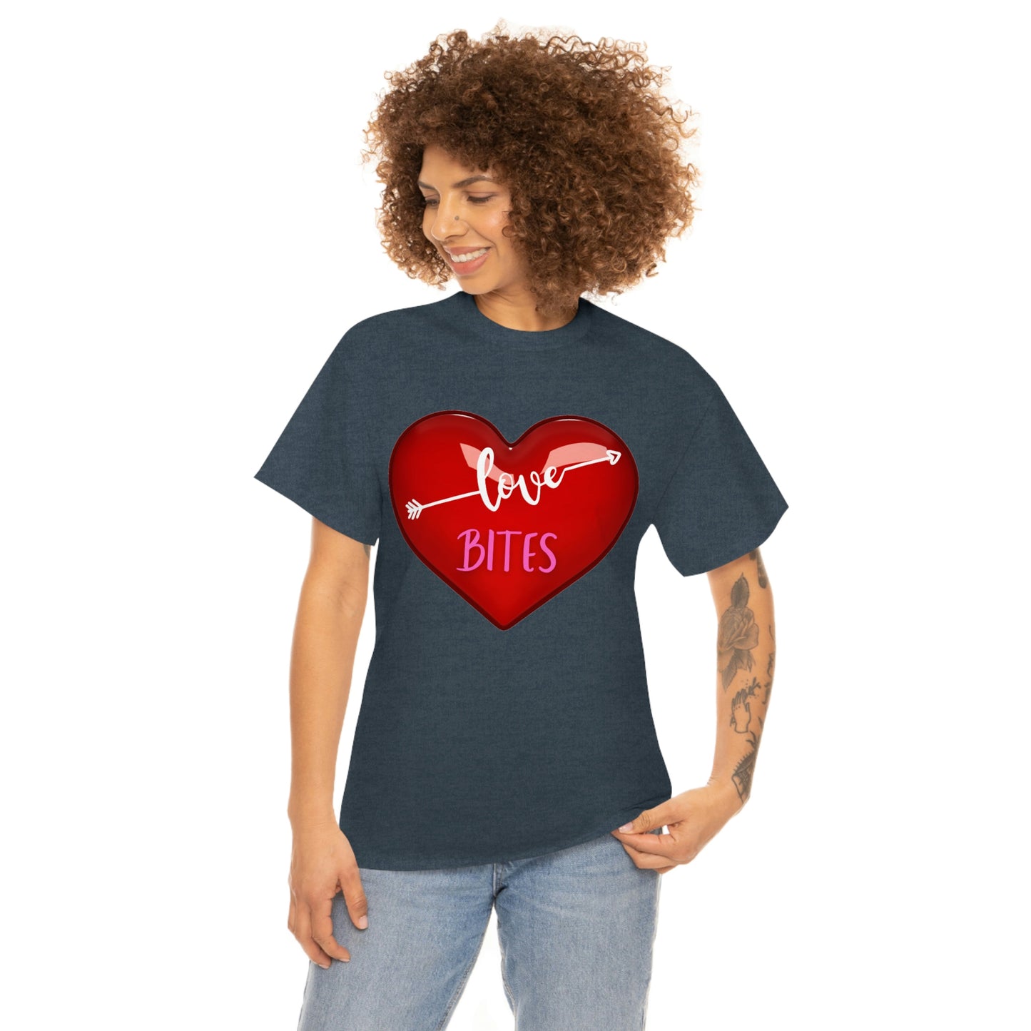 Unisex Heavy Cotton "Love Bites" Tee