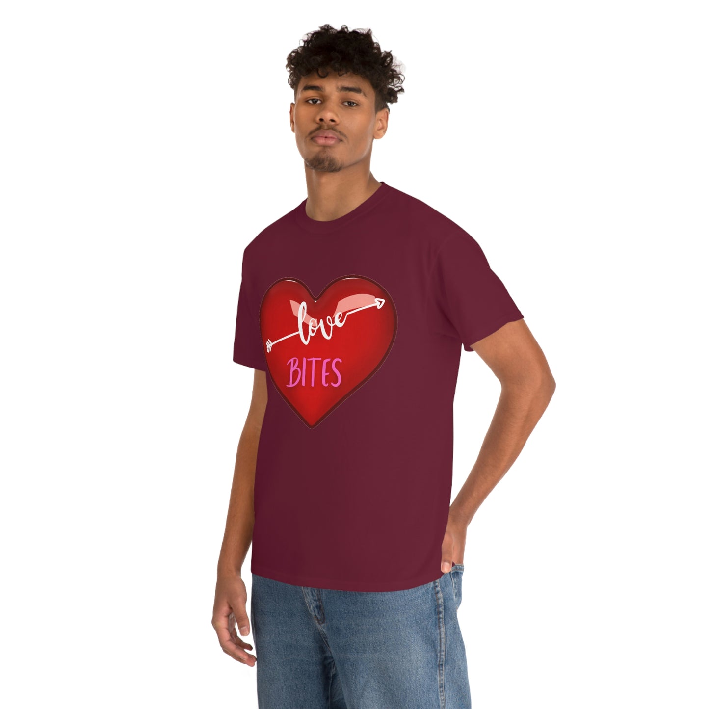 Unisex Heavy Cotton "Love Bites" Tee