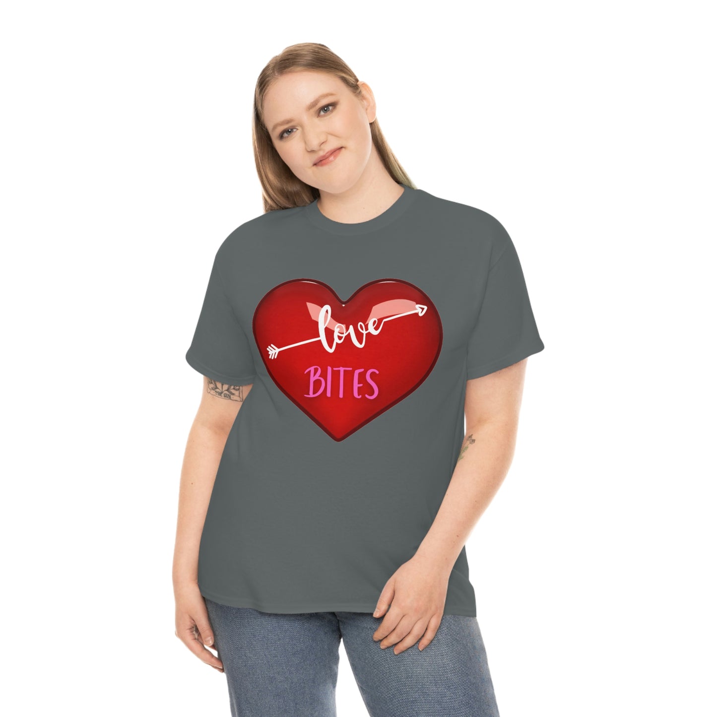 Unisex Heavy Cotton "Love Bites" Tee