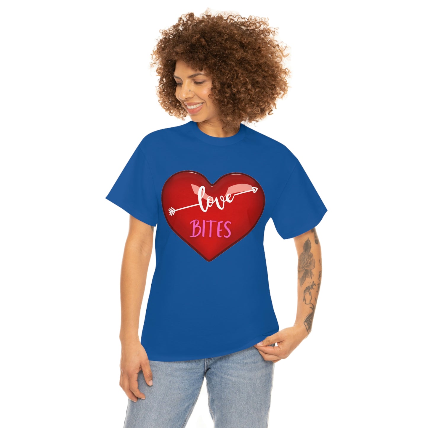 Unisex Heavy Cotton "Love Bites" Tee