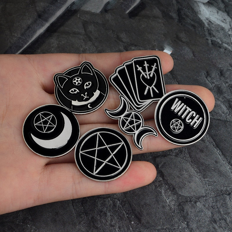 Witchcraft Themed pin collection