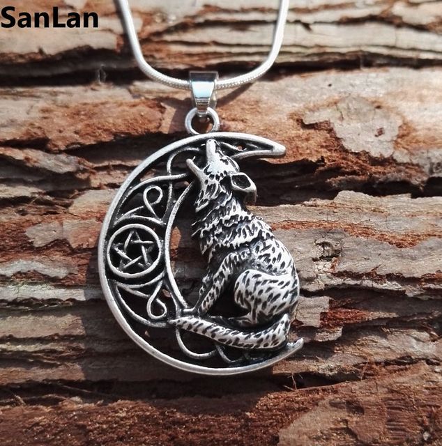 Wolf Themed Pendants in a variety of designs