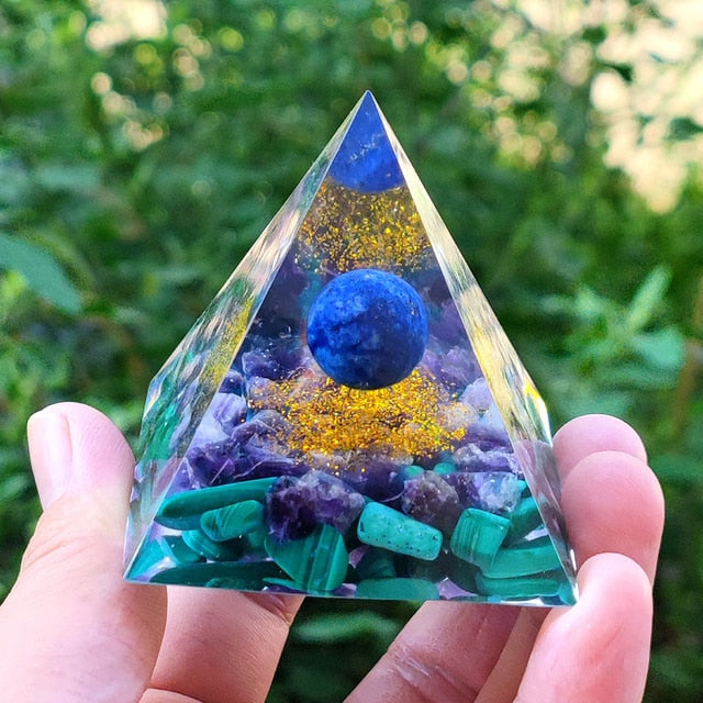 Orgonite Pyramid with over 20 Variations to Choose From