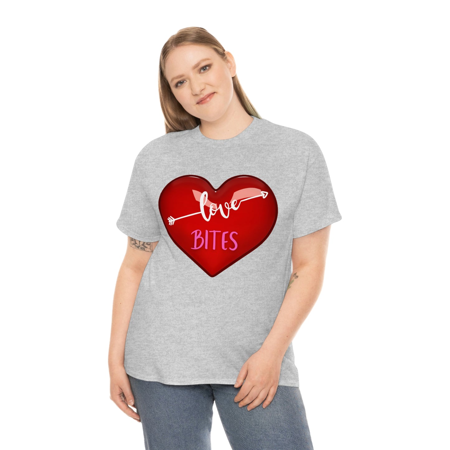 Unisex Heavy Cotton "Love Bites" Tee