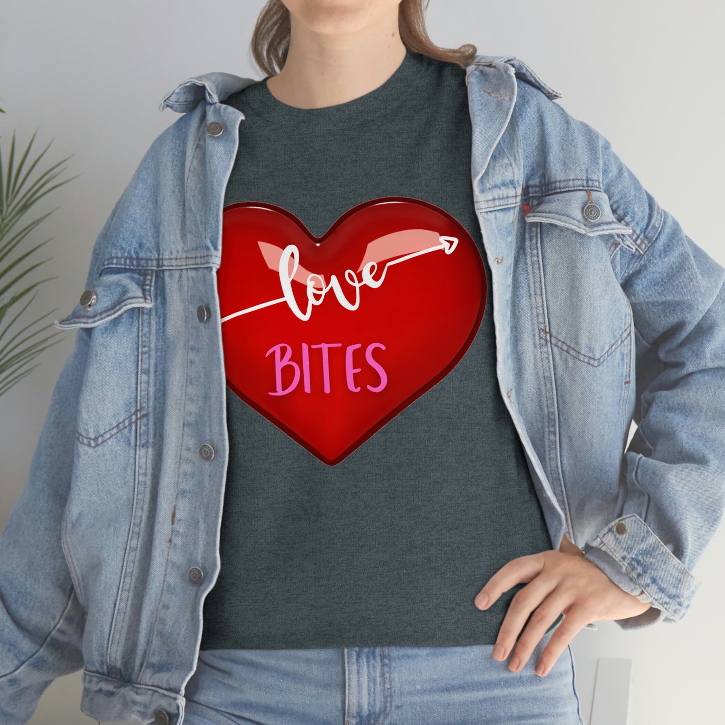 Unisex Heavy Cotton "Love Bites" Tee
