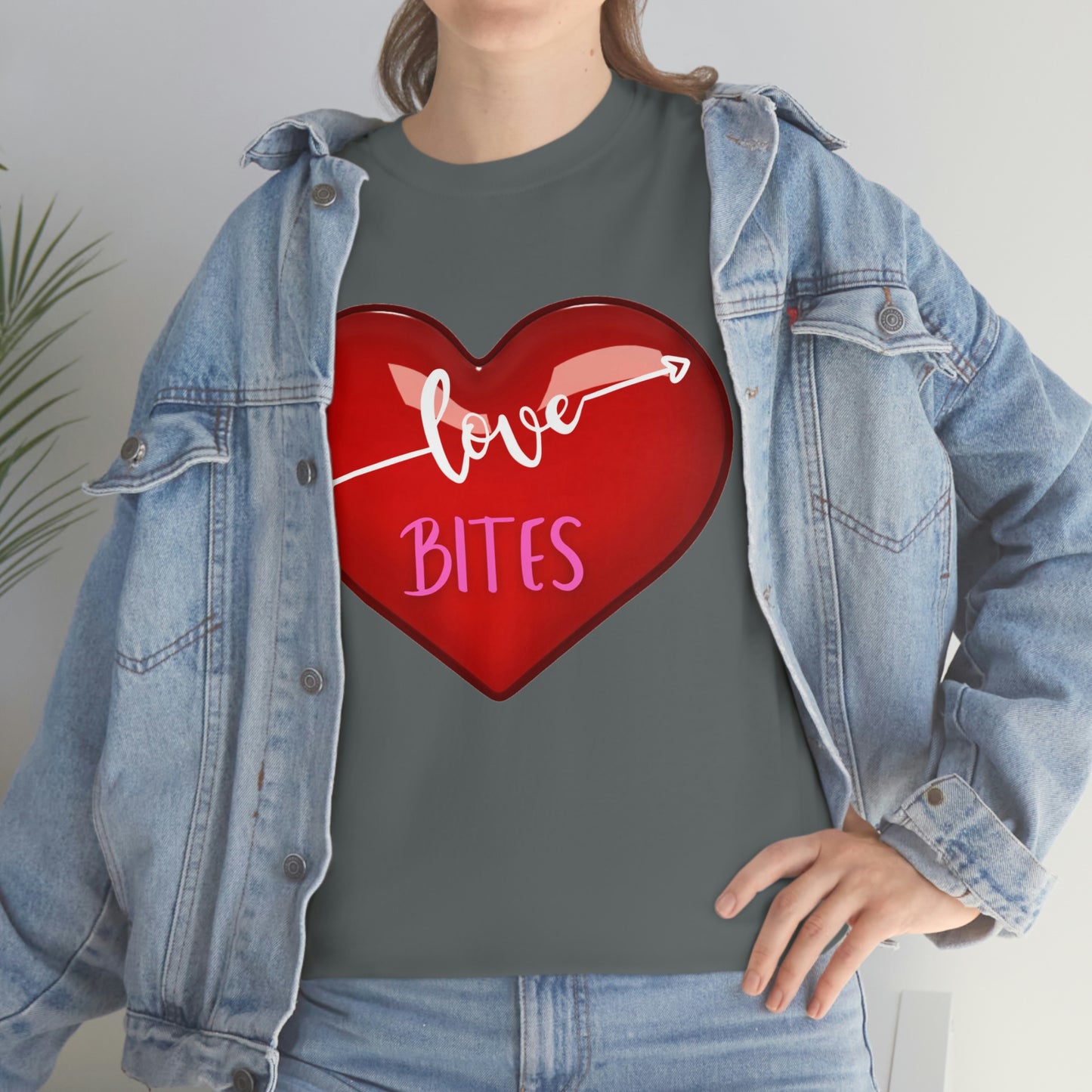 Unisex Heavy Cotton "Love Bites" Tee