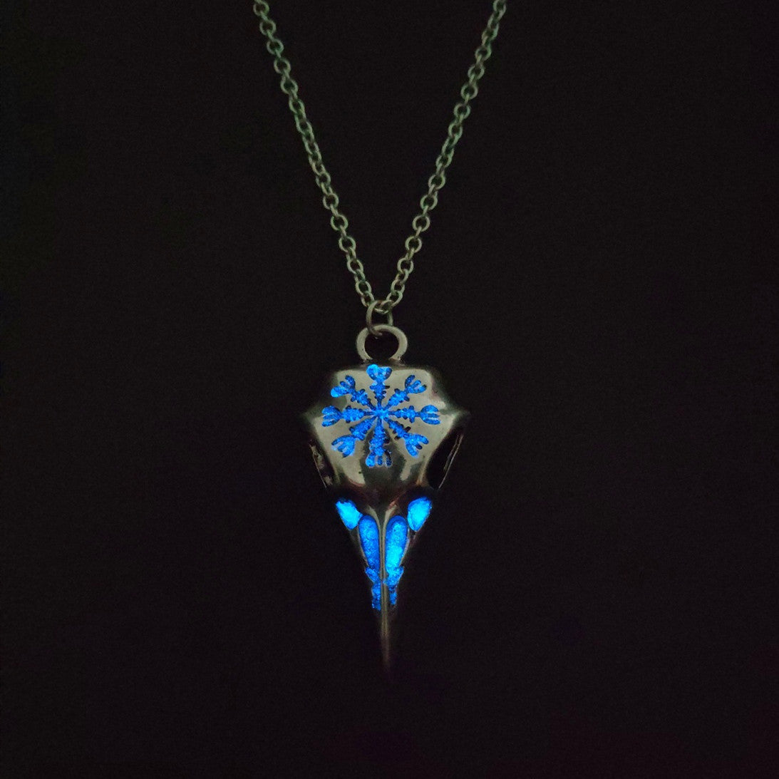 Luminous Viking Inspired Pendant with Necklace