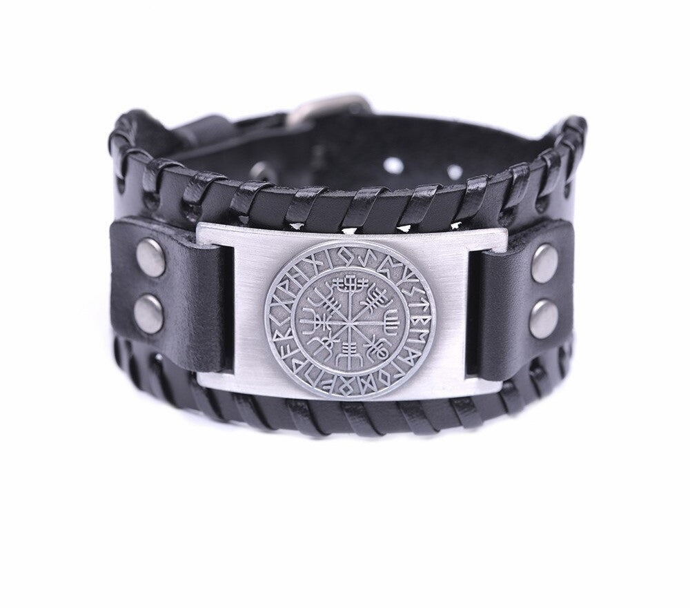 Wiccan Compass Viking Bracelet