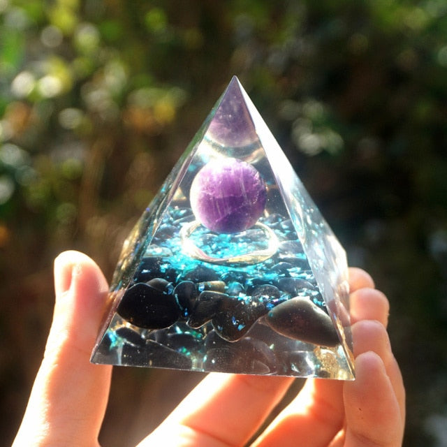 Orgonite Pyramid with over 20 Variations to Choose From