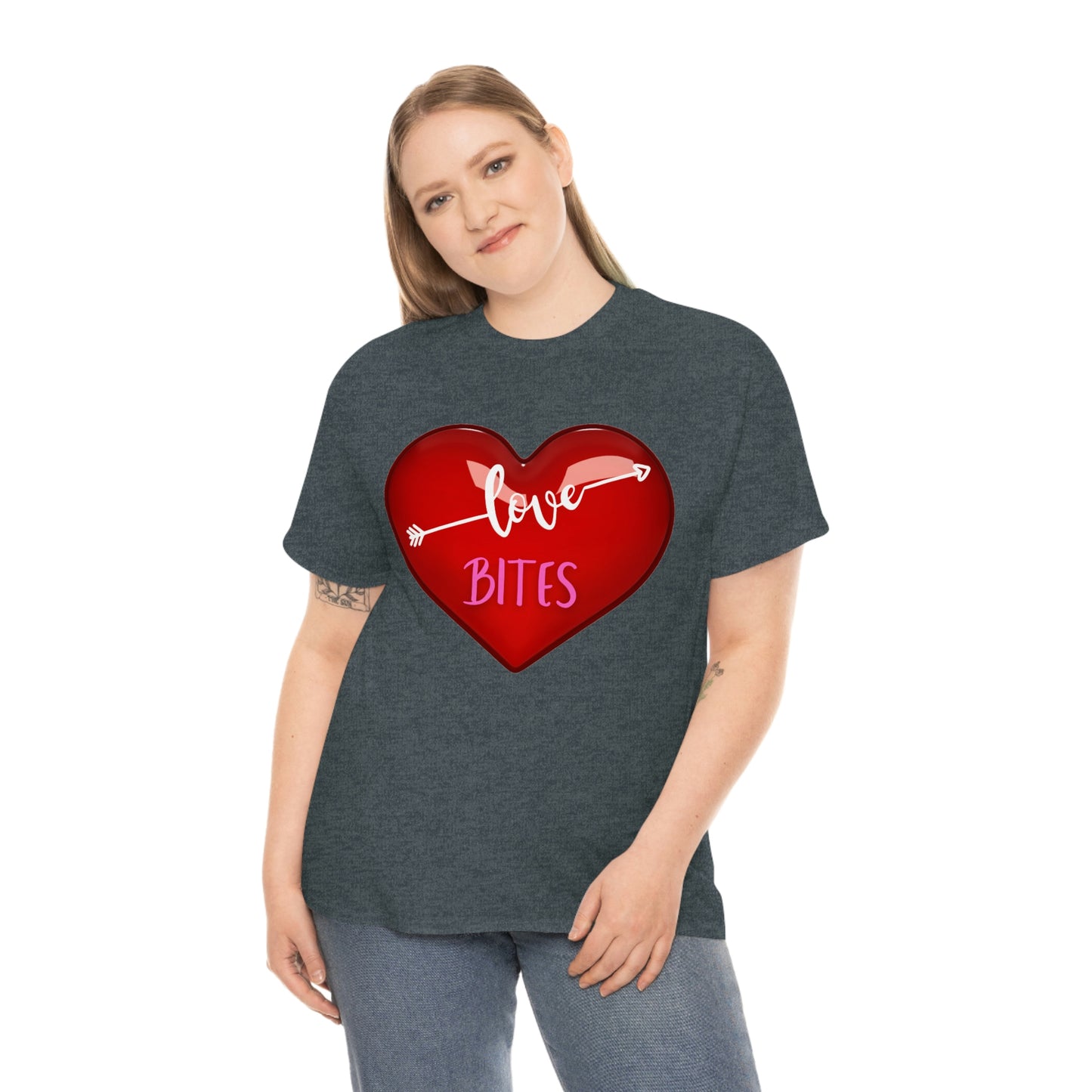 Unisex Heavy Cotton "Love Bites" Tee