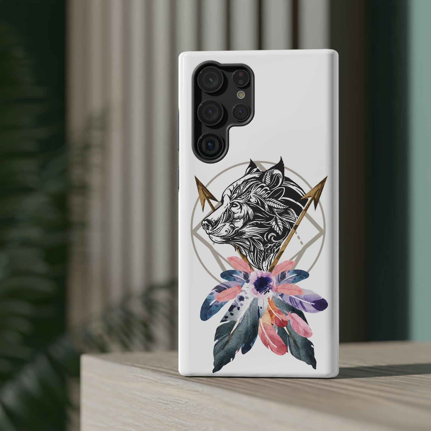 BOHO Styled Wolf - Impact-Resistant Cases for iPhone and Samsung